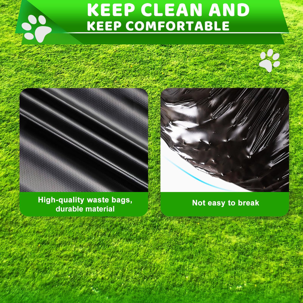 Uppcasir tear-perforation dog bags enables quick and easy bag removal.