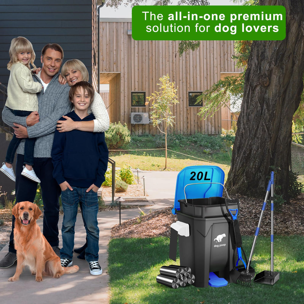 Uppcasir compact garden waste bin helps keep yards tidy.