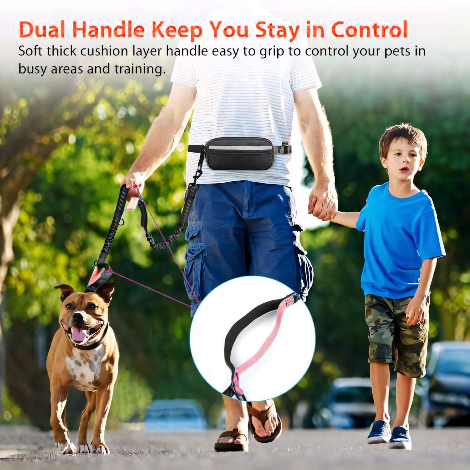 Uppetly ideal for walking, running, or biking with hands-free convenience.