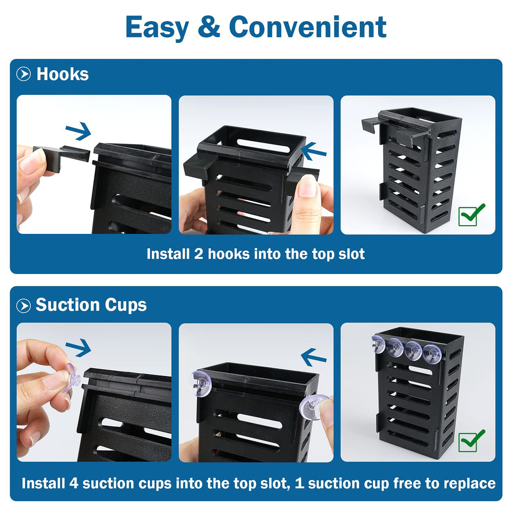 Uprony suction cups for glass aquarium 20 provide secure mounting on smooth surfaces.