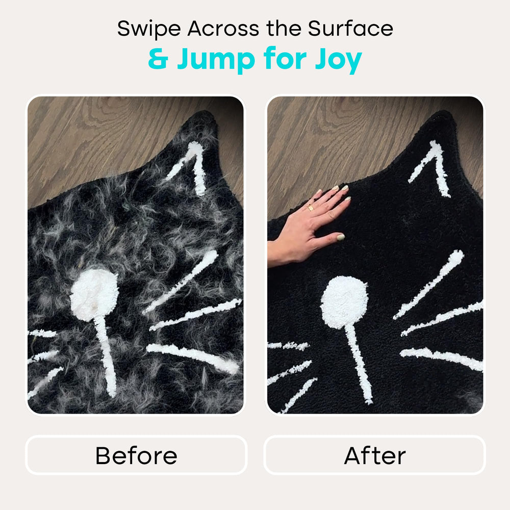 Uproot Clean glove removes car-seat hair quickly for a spotless interior