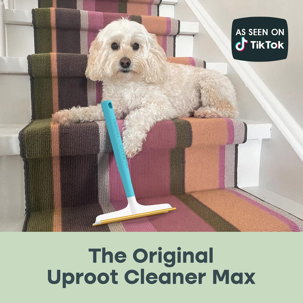 Uproot Clean Max dog hair remover reusable design supports sustainable cleanup