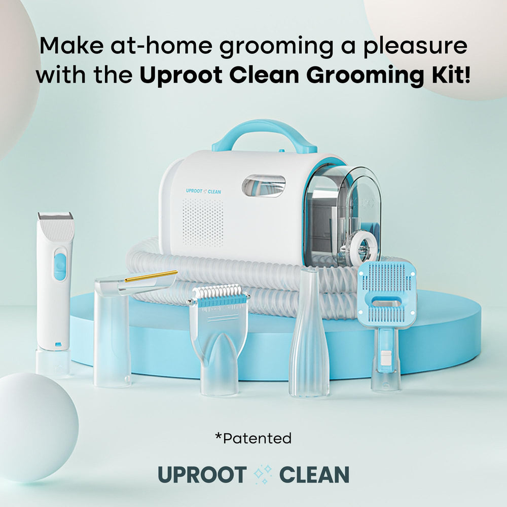Uproot Clean Pet Groomer Vacuum Kit brush-attachment for gentle detangling
