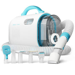 Uproot Clean Pet Groomer Vacuum Kit cover showing compact, easy-to-store design for quick sessions