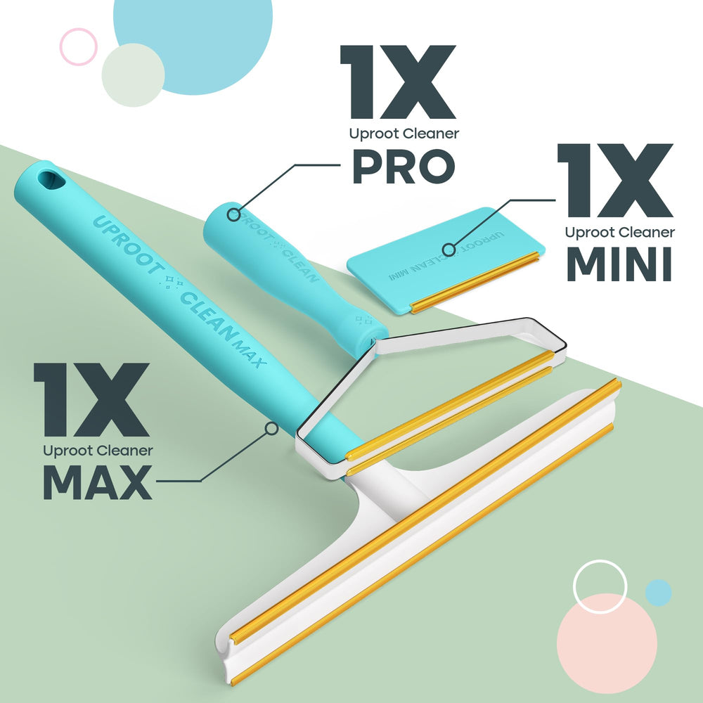 Uproot Clean Pro on couch fabric delivers quick reusable hair removal.