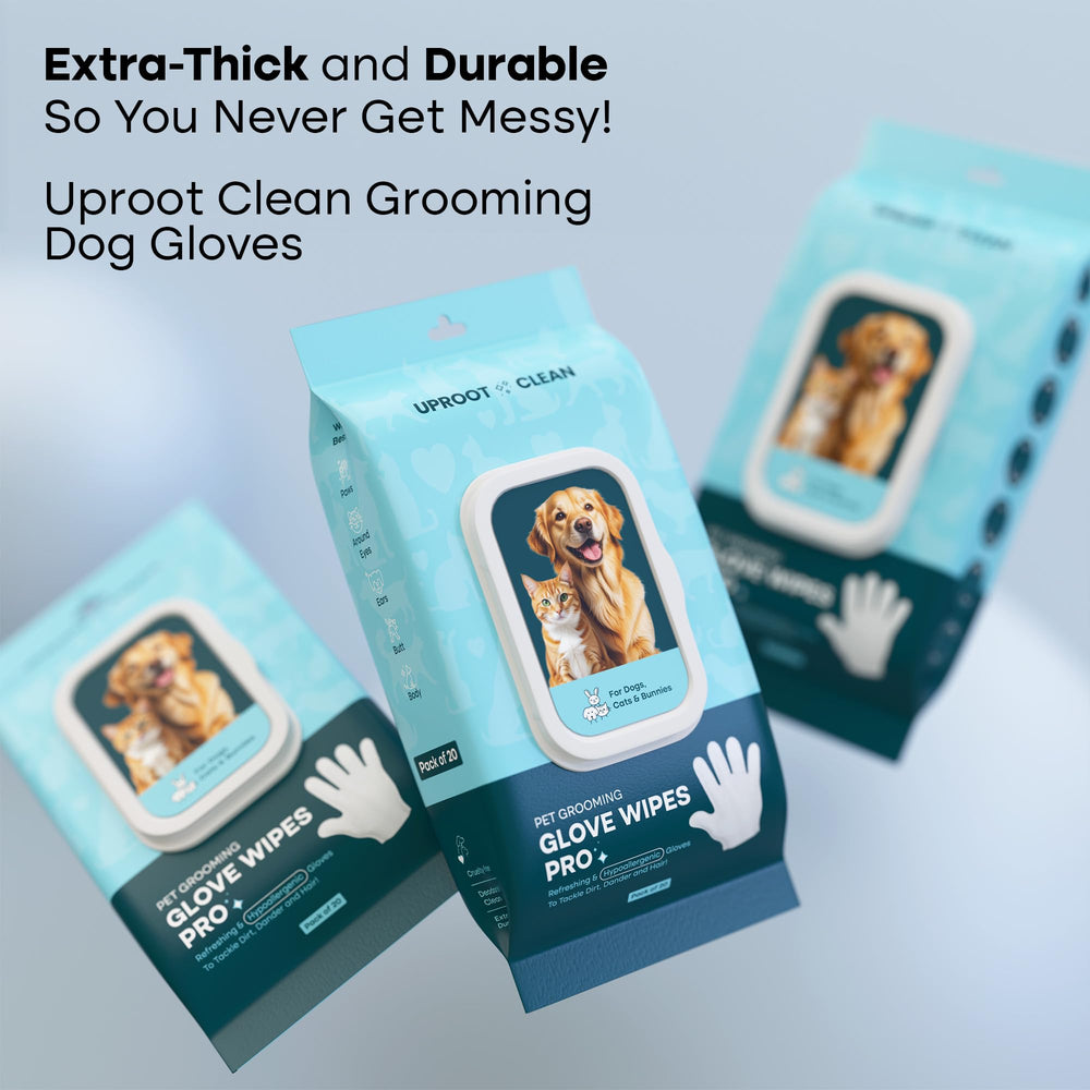 Uproot Clean QuickClean Gloves Pro close-up for safe eye-area cleaning