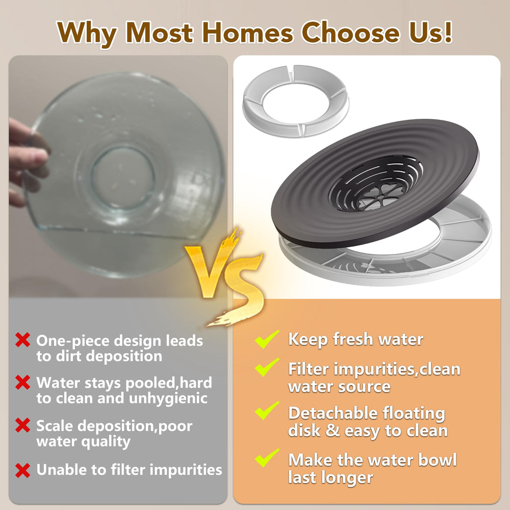 UPSKY floating disk is removable for quick cleaning.