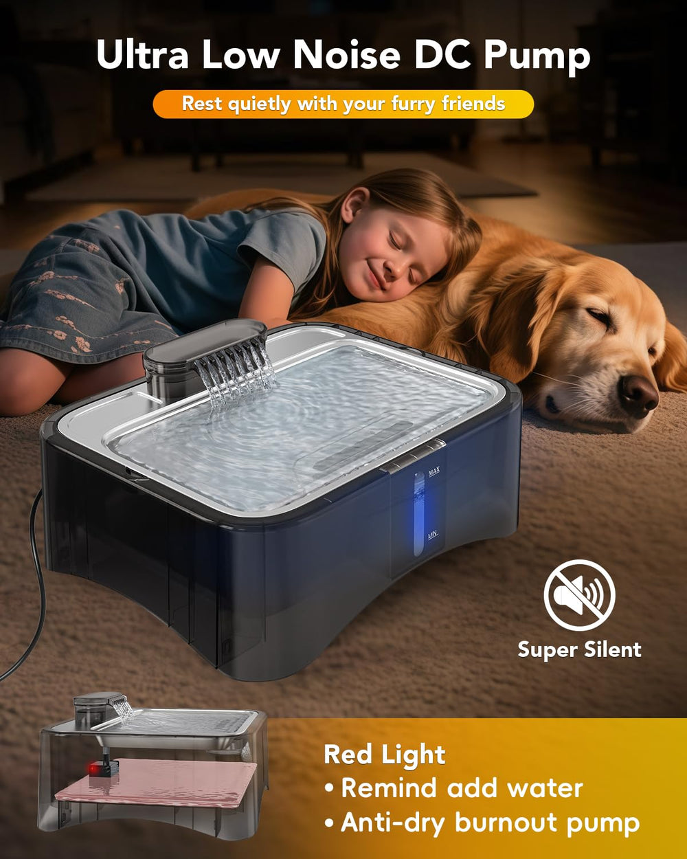 UPSKY 2.25 gallon capacity supports steady hydration between fills.