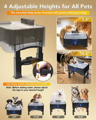 UPSKY 304 stainless-steel drinking tray for durable, easy-clean hydration.