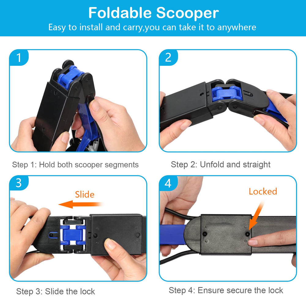 UPSKY Pooper Scooper at 23.6 inches keeps hands away from mess