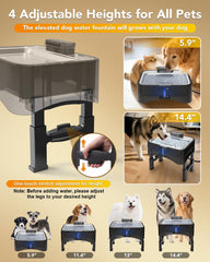 UPSKY 304 stainless steel tray complements a quiet pump.