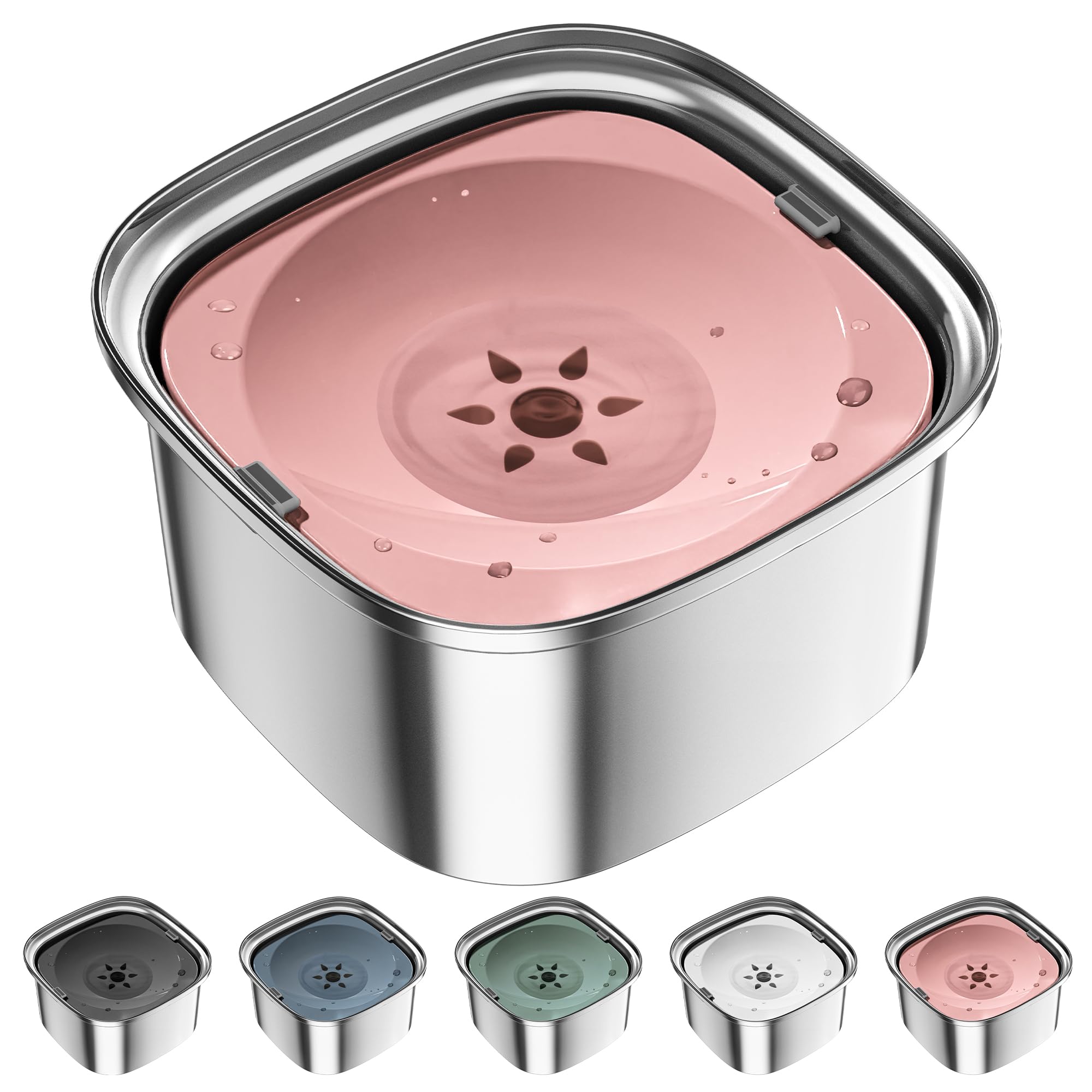 UPSKY 3L dog water bowl shows 101oz capacity for multi-dog households.