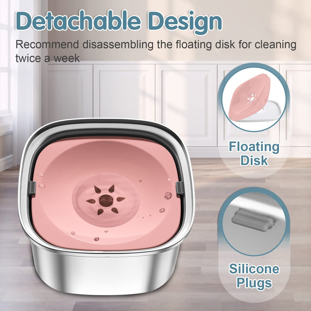 UPSKY 3L dog water bowl slow feeder controls drinking pace.