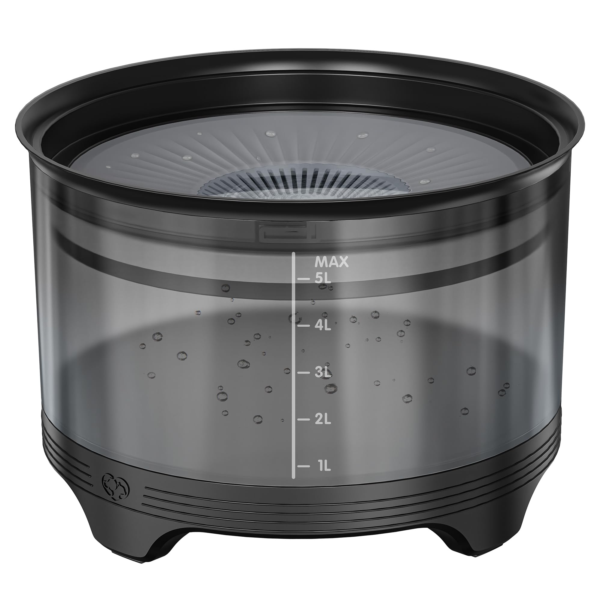 UPSKY 5.5L dog water bowl full capacity shown for large dogs and multi-pet households.