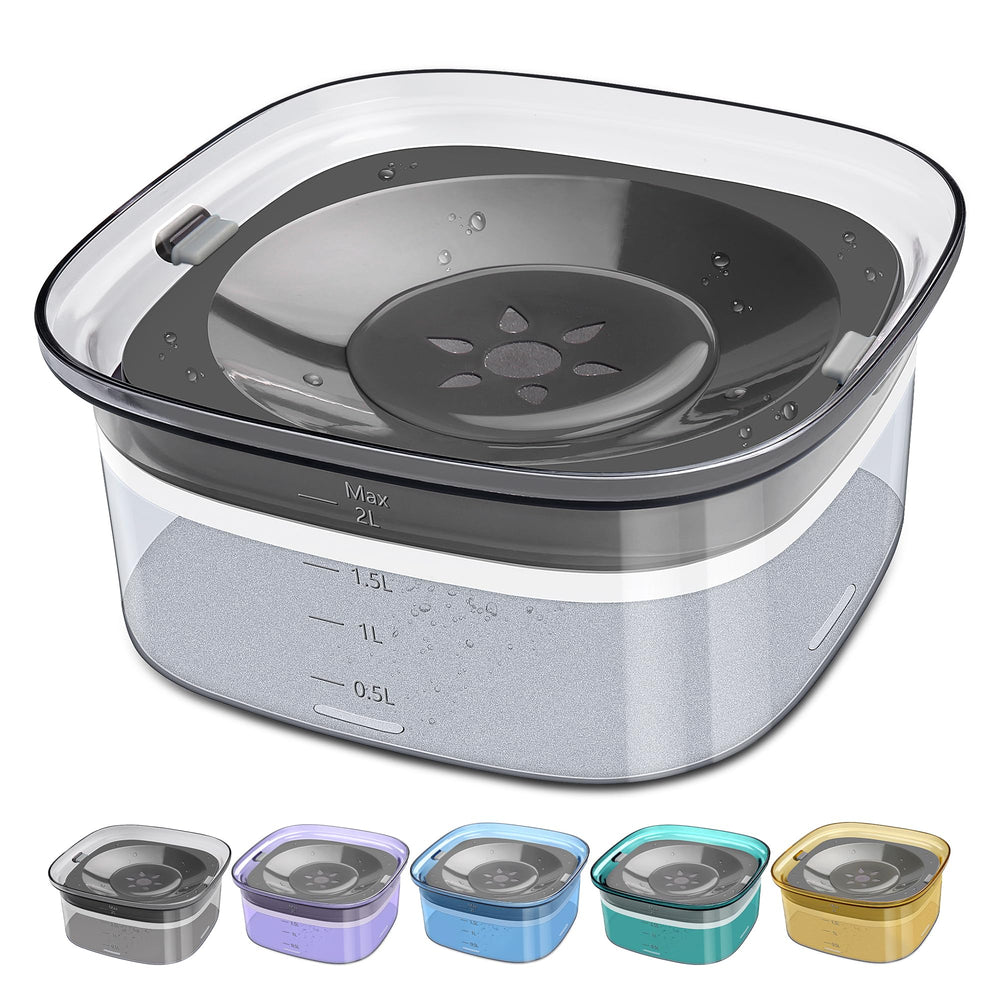 UPSKY 70oz dog water bowl capacity for long-lasting hydration