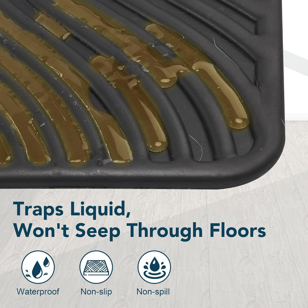 UPSKY cat litter mat not-machine-washable, ideal for quick rinse and air dry.