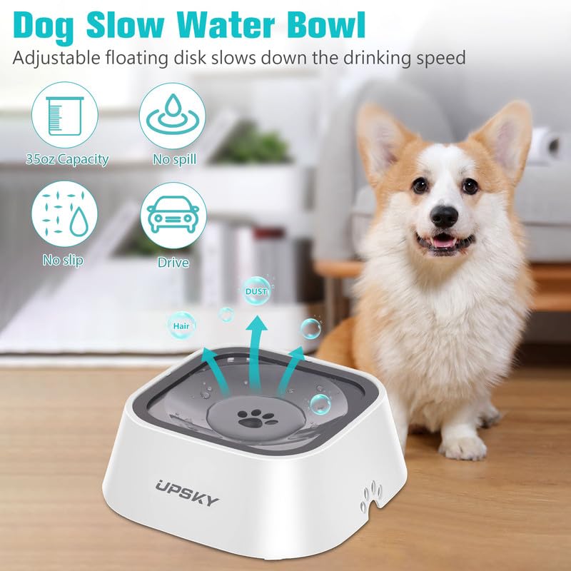 UPSKY dishwasher-safe water bowl for quick cleanup after meals