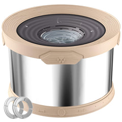UPSKY no-spill 10L bowl top view highlights large capacity for multi-pet homes and outdoors