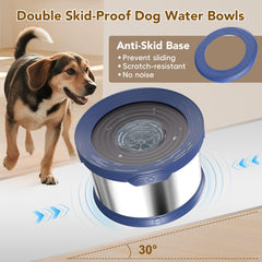 UPSKY non slip base keeps bowl stable during excited dogs