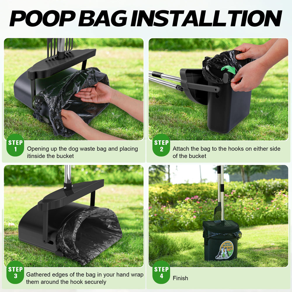 UPSKY fixed bag clips prevent bag slip during use.