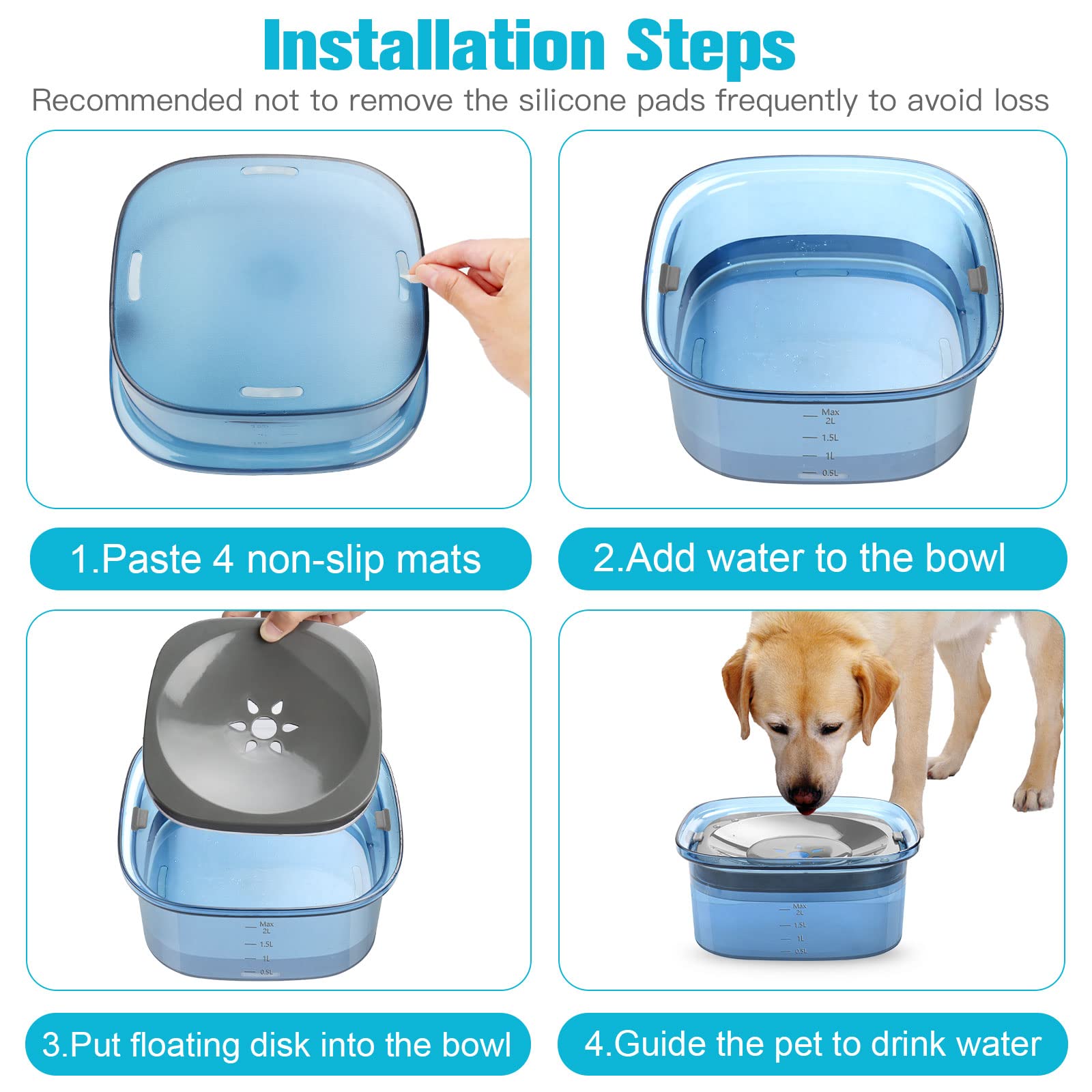 UPSKY easy-to-clean floating disk can be disassembled for thorough upkeep.