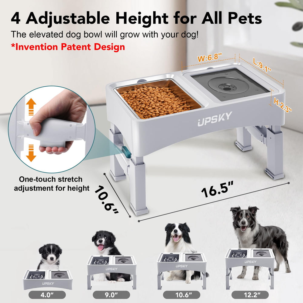UPSKY four-height options provide growth-friendly feeding positions