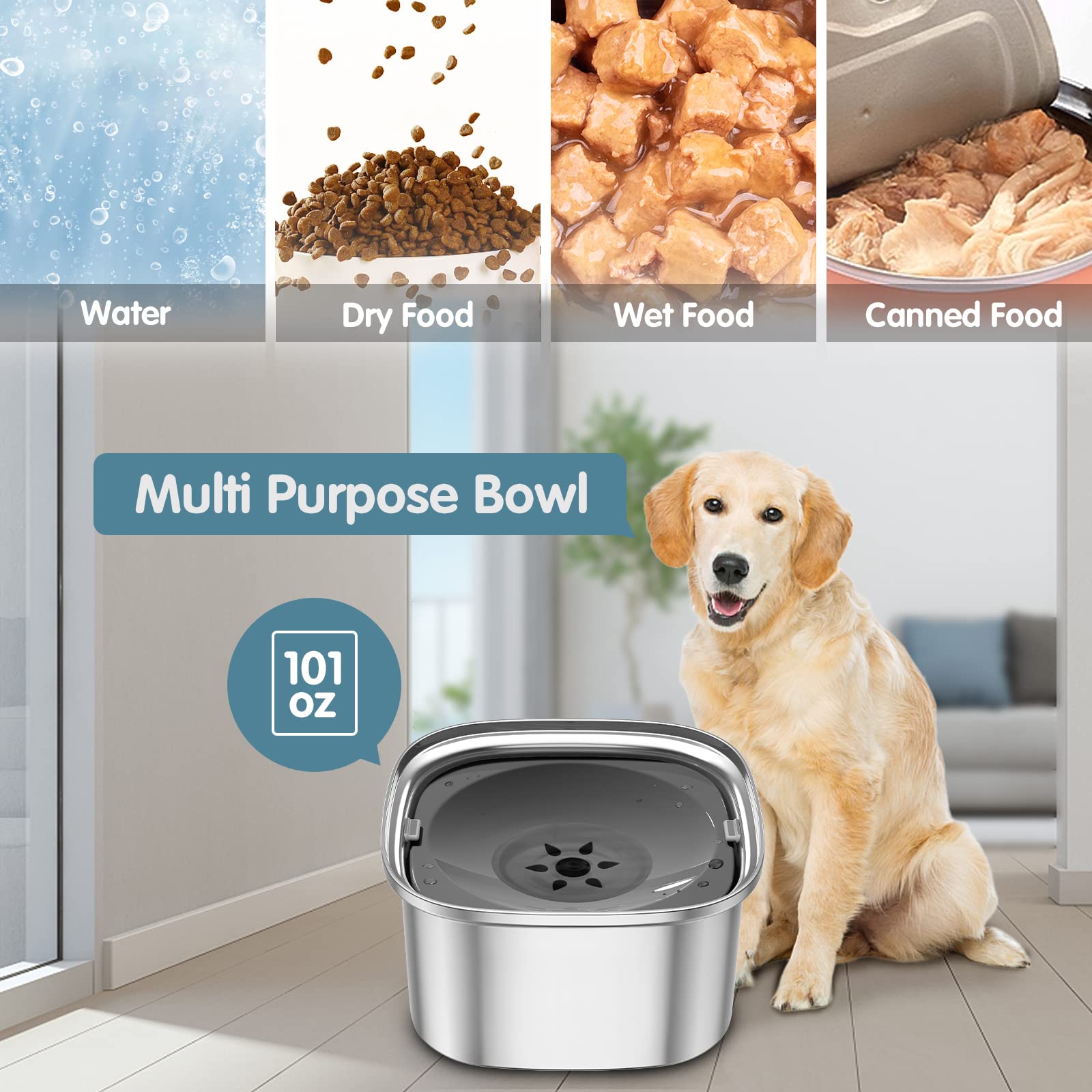 UPSKY multi-pet home-use bowl for households with several dogs