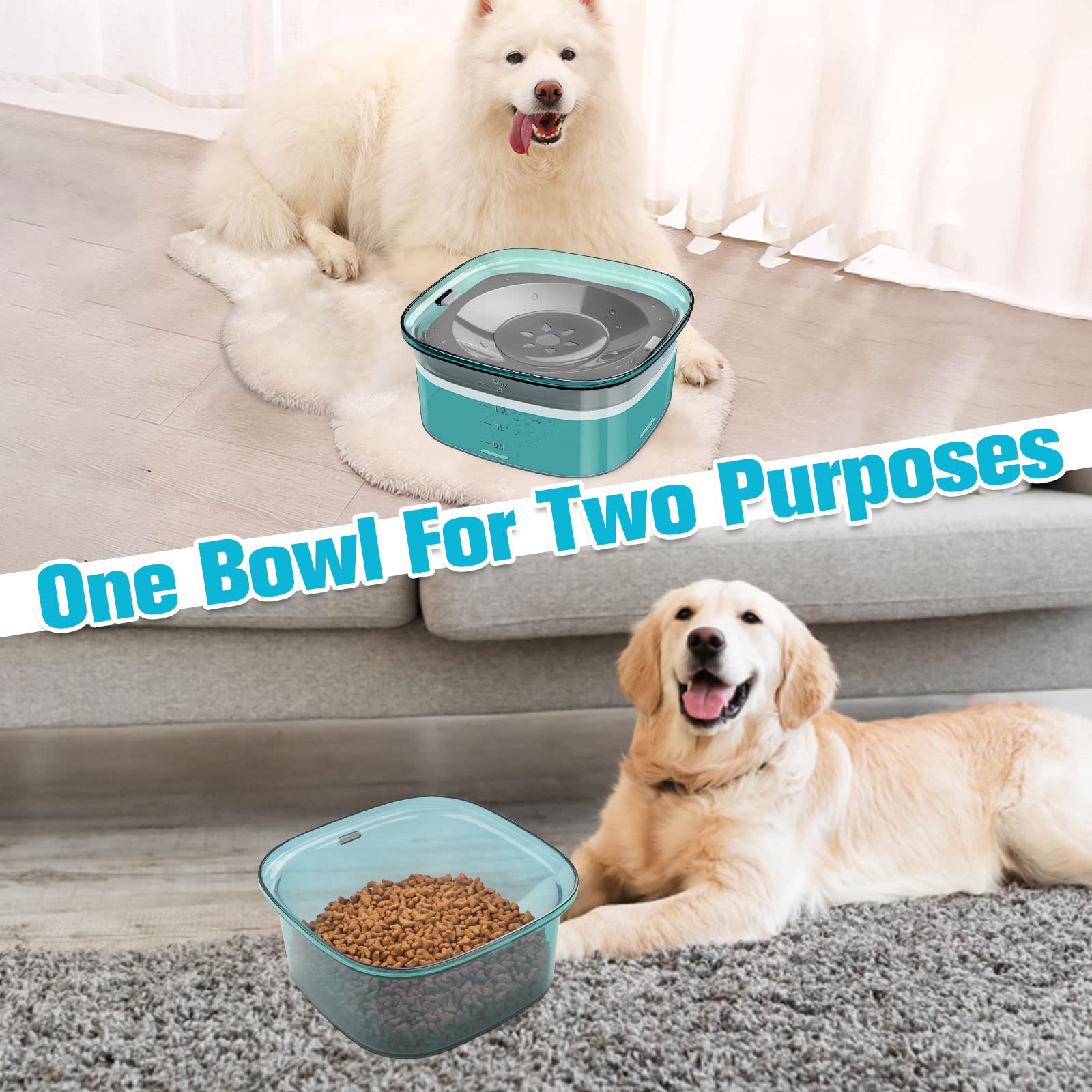 UpSky non-slip base keeps bowl steady during messy drinking