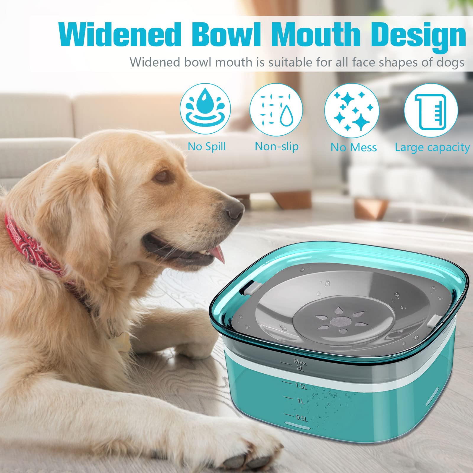 UpSky slow-drinking bowl reduces rapid sipping and splashing