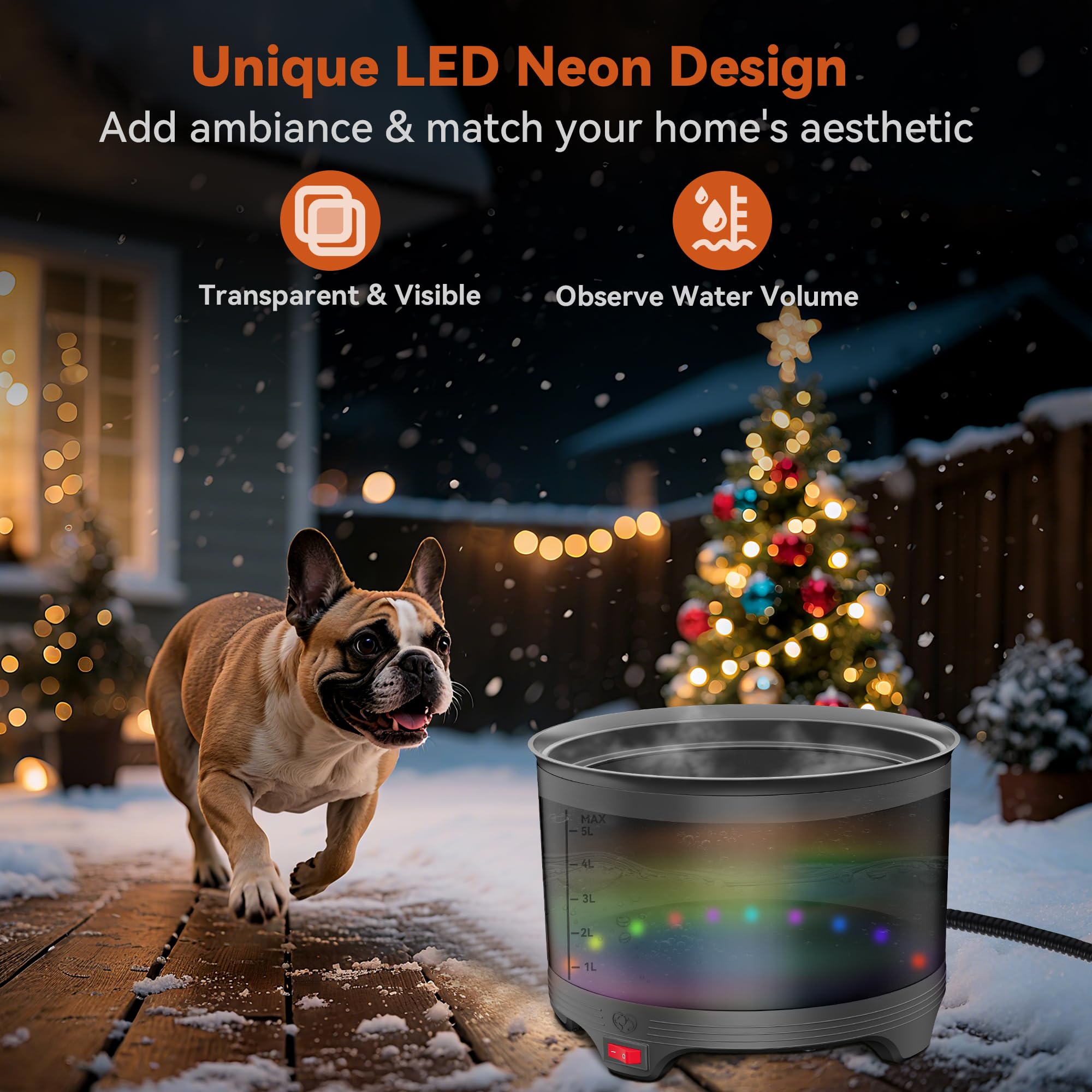 UPSKYPET transparent anti-chew cord is visible while guarding chew risk.