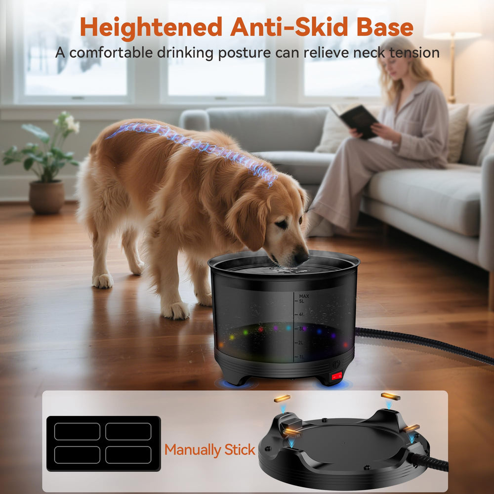 UPSKYPET large capacity reduces refills during busy days