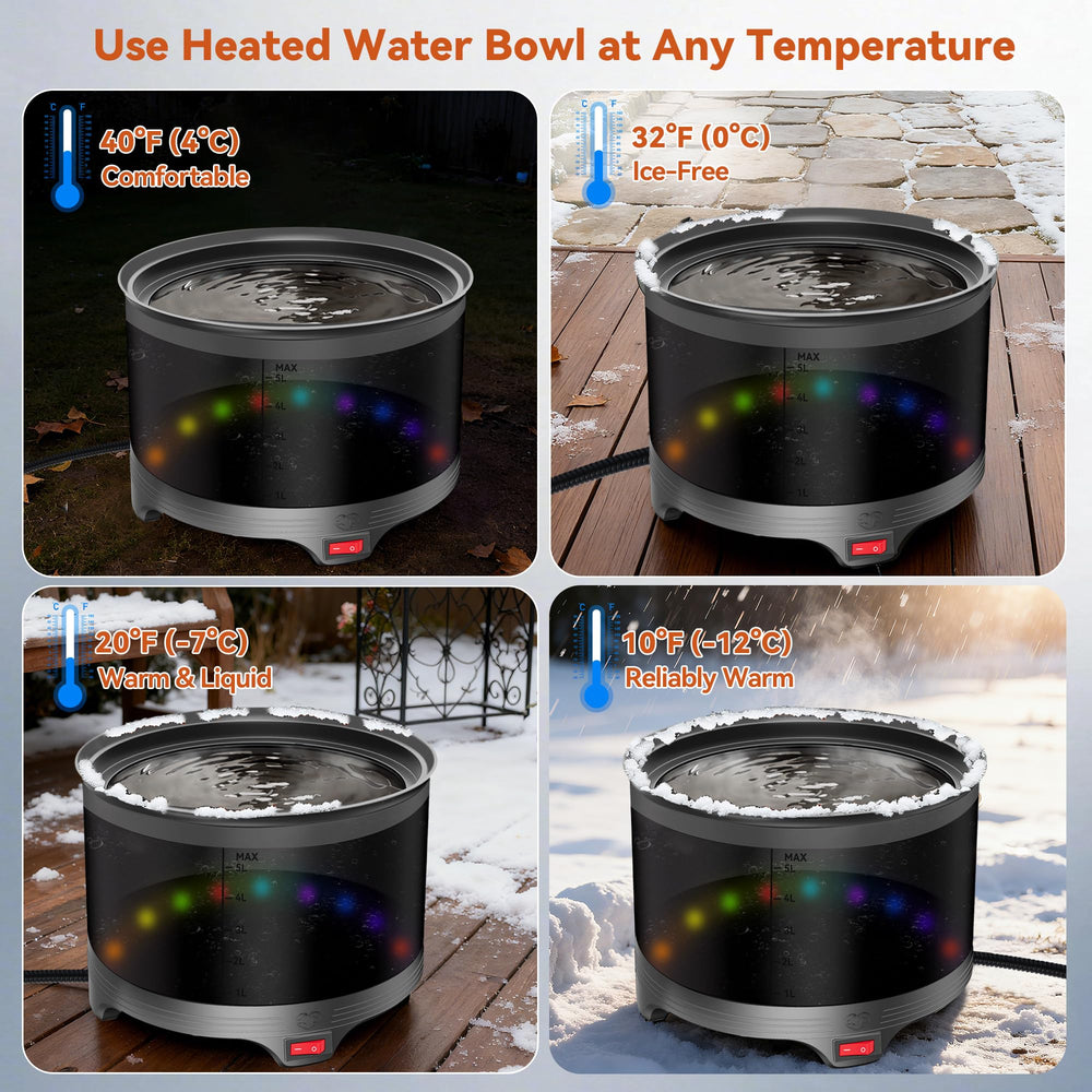 UPSKYPET LED neon status light provides ambient visibility in outdoor spaces.