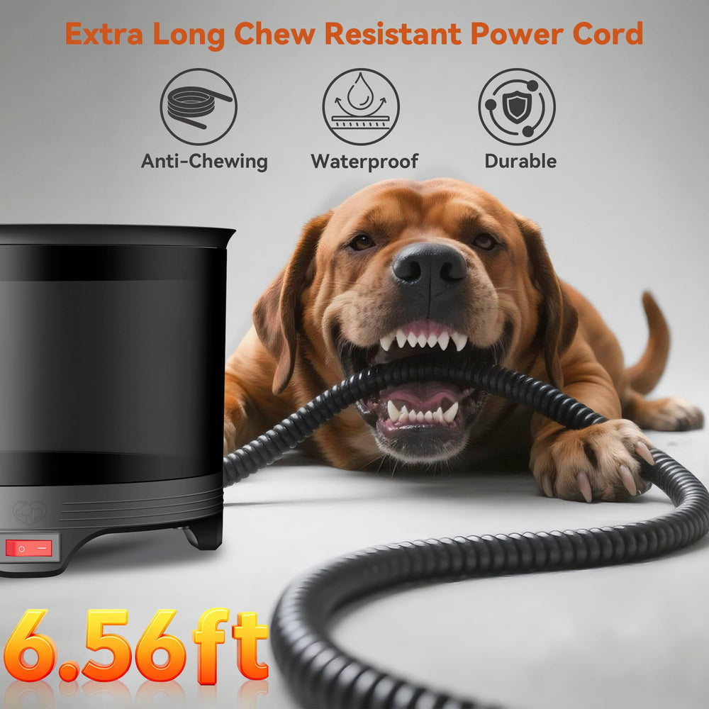 UPSKYPET long weatherproof cord offers flexible placement around pet areas
