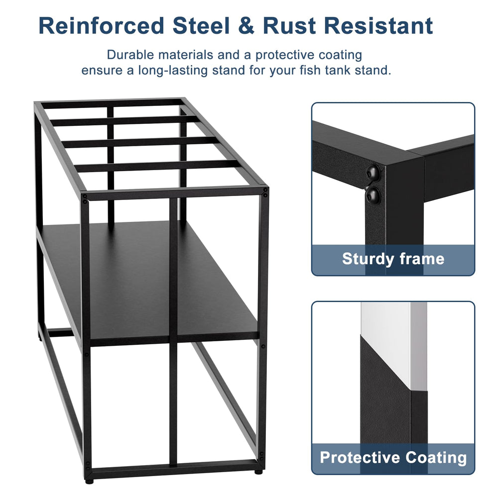 Urban Deco home or office aquarium stand suits modern spaces.