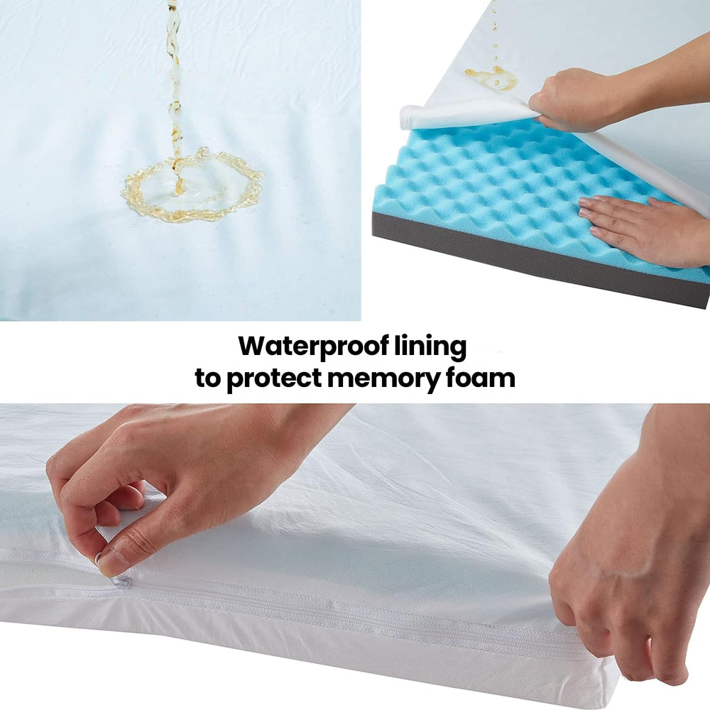 URGVANZ PET anti-slip bottom keeps the bed in place on floors.