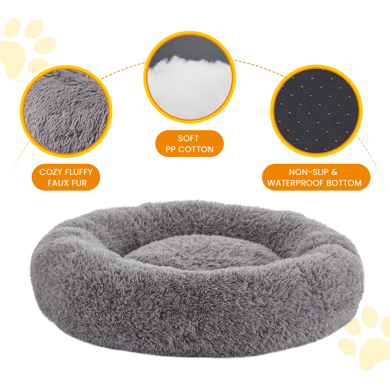 URGVANZ PET washable dog bed for easy cleanup