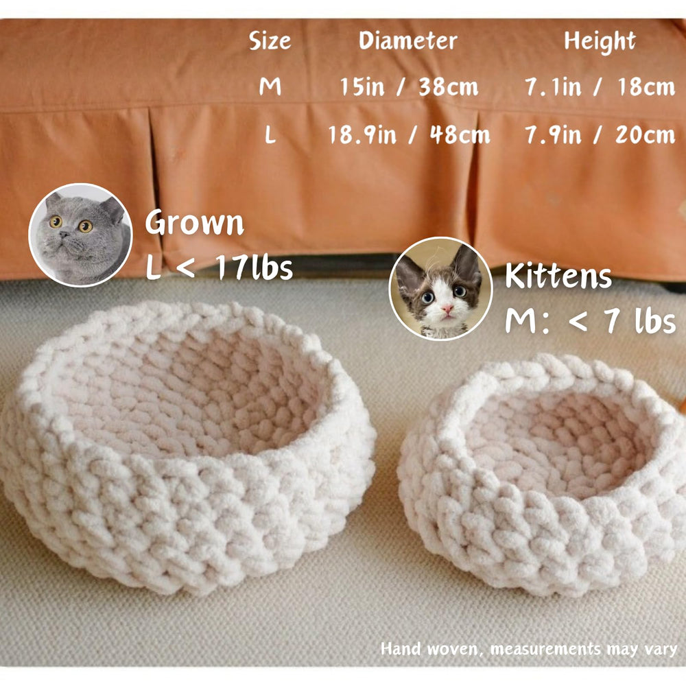 Urnat cat nest bed machine wash label highlights easy cleaning.