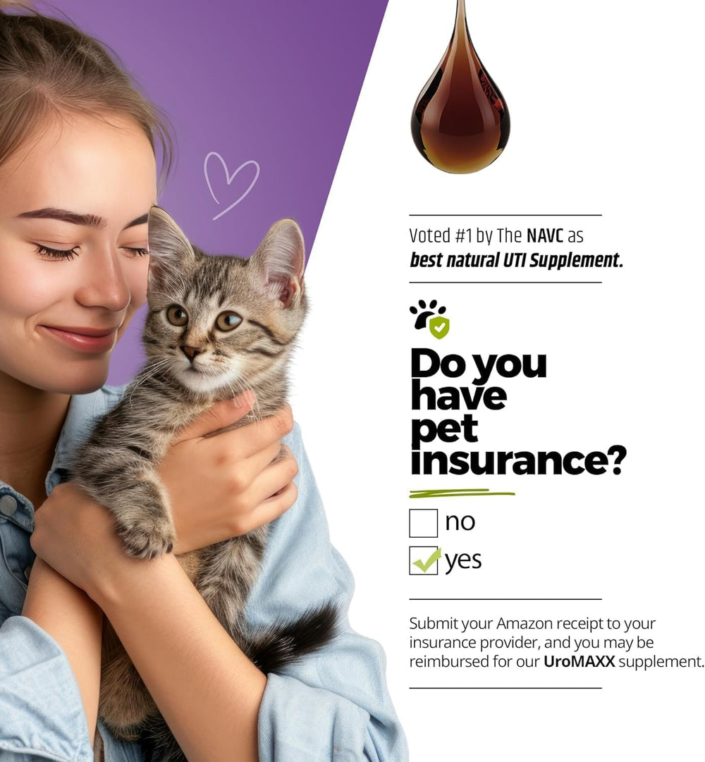 UroMAXX pet usage scene with dog and cat benefiting from supplement