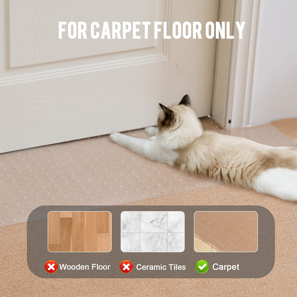 Uross carpet protector is easy to clean and maintain.