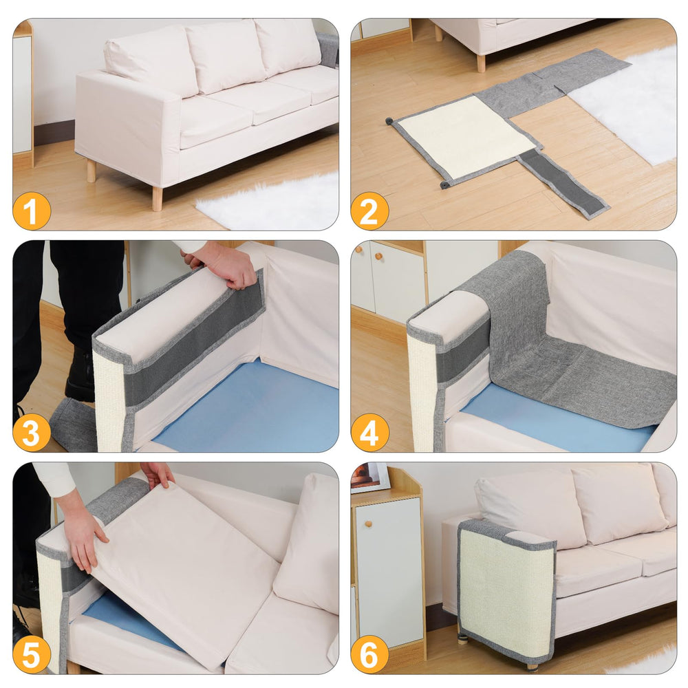 Uross easy Velcro install demonstrates quick setup under cushion