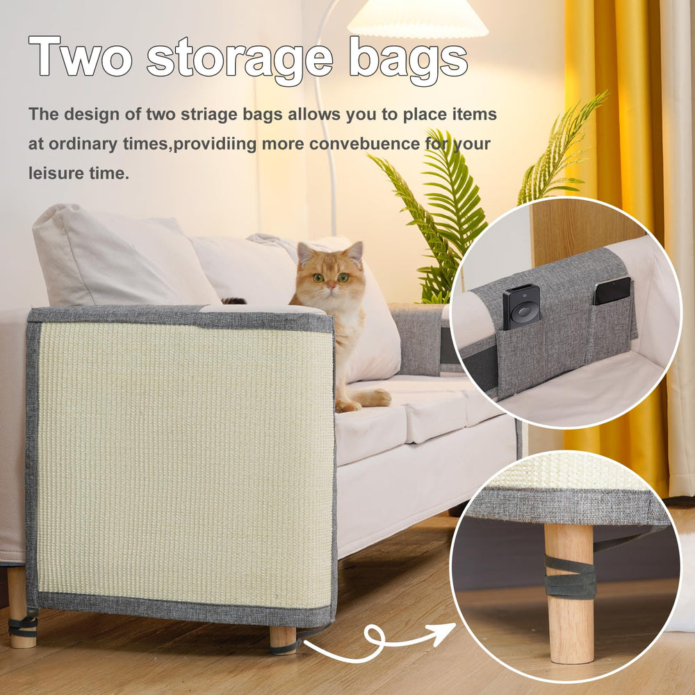 Uross sisal texture close up highlights scratch friendly surface for cats