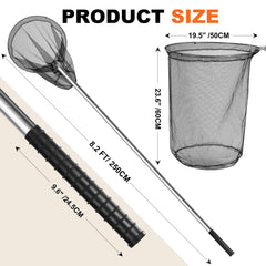Uross Large Catch Net 20-inch opening enables quick, spacious containment of pets