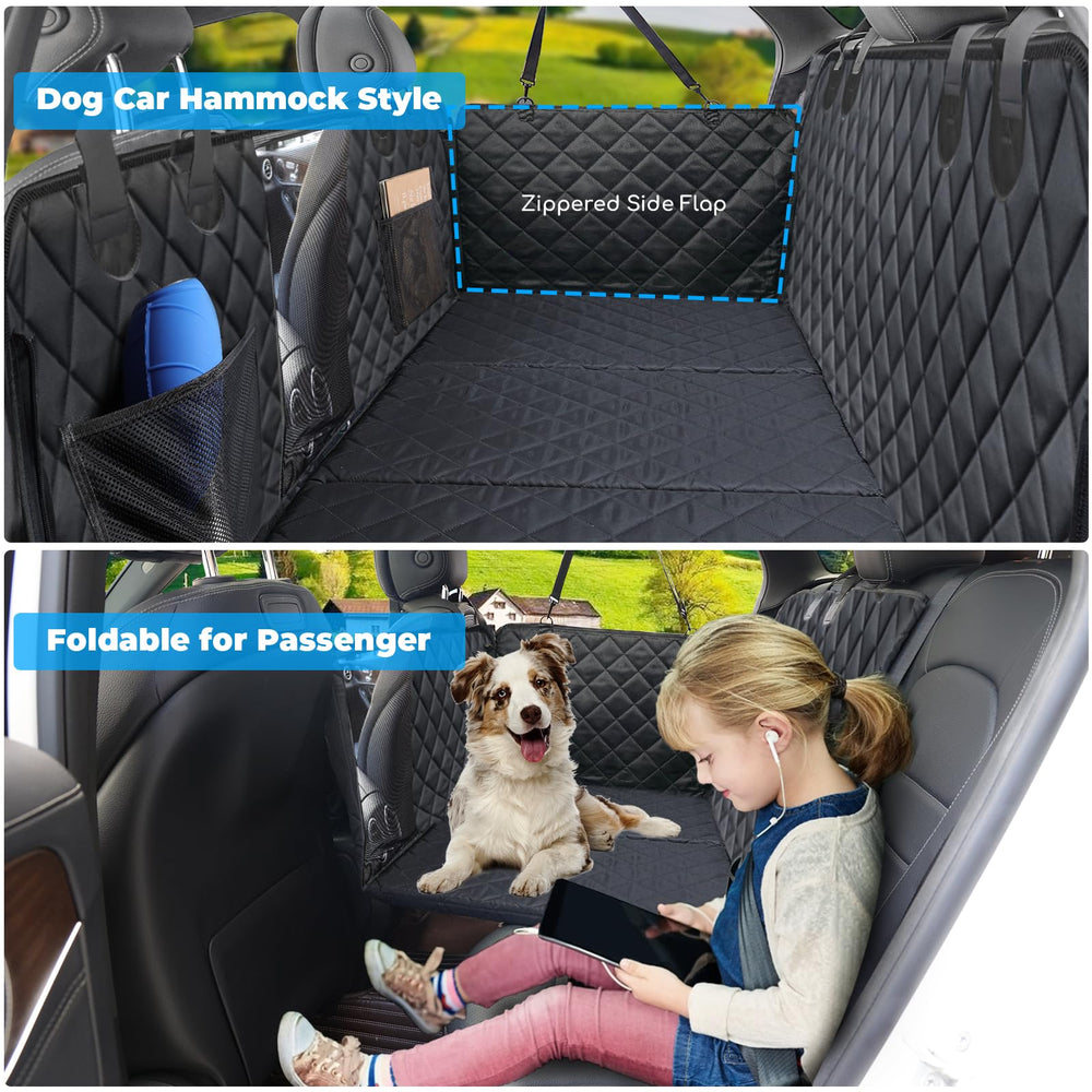 URPOWER back seat extender waterproof Oxford fabric resists spills and wipes clean.