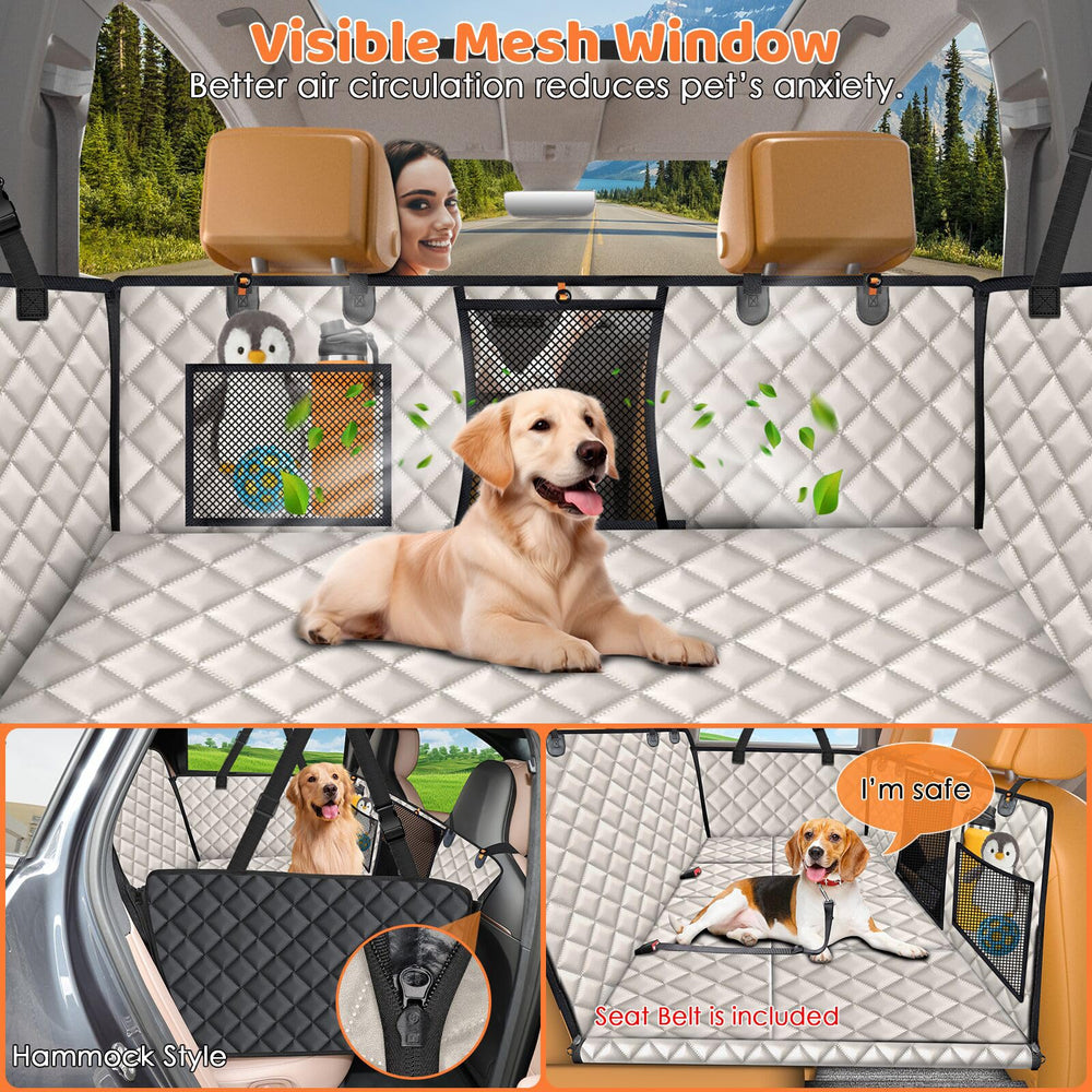 URPOWER backseat extender side flaps protect seats and doors from scratches