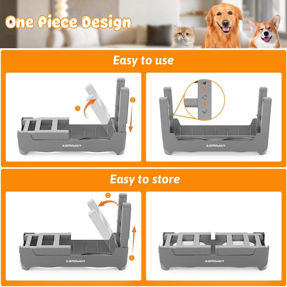 URPOWER collapsible legs for easy storage between uses.