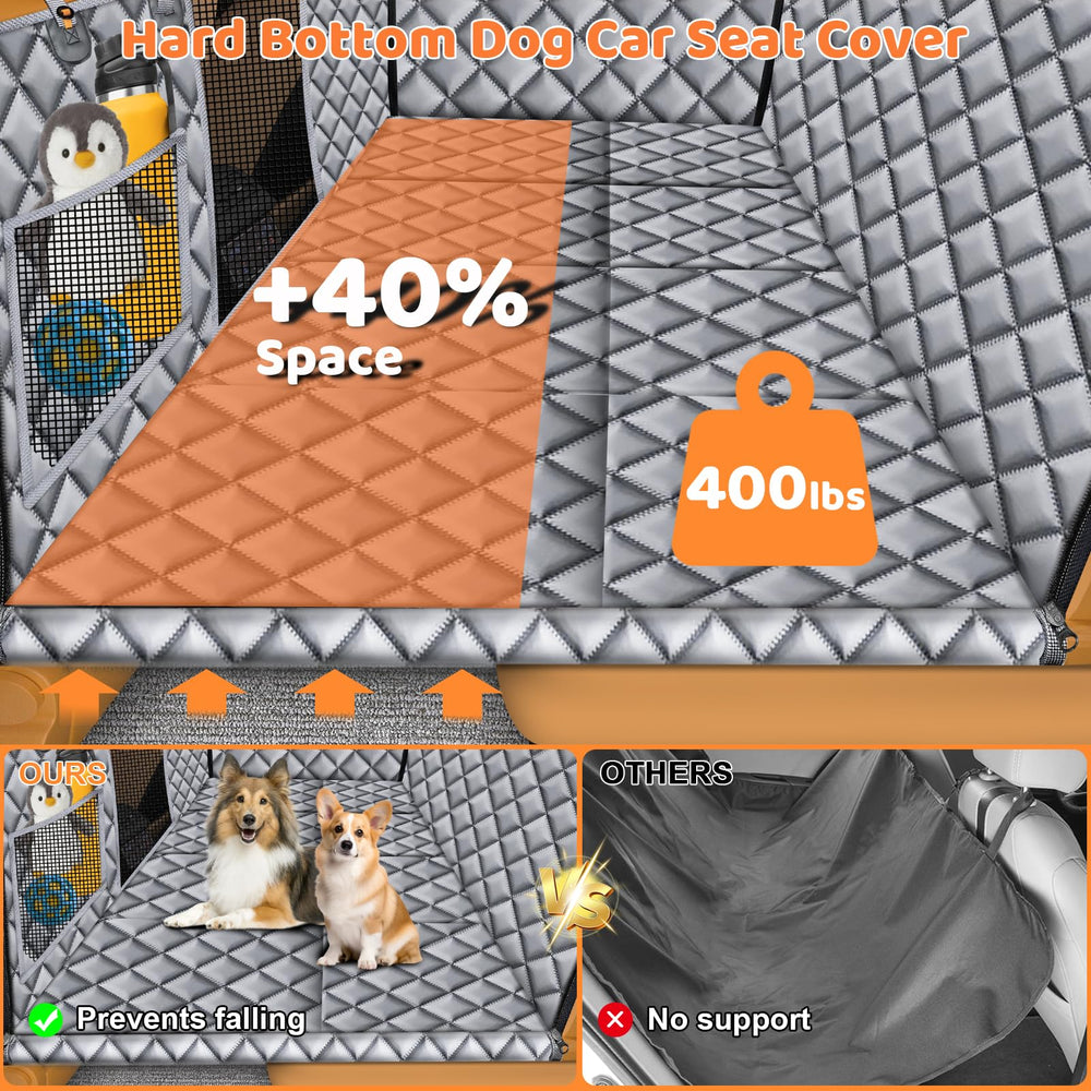 URPOWER dog hammock offers full coverage to protect seats from dirt and scratches.