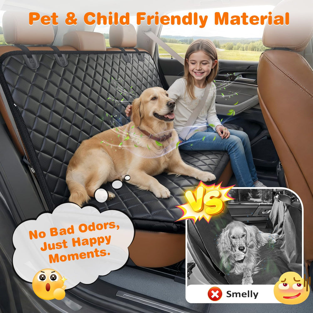 URPOWER dog seat cover anti-slip backing stays put during rides