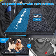 URPOWER back seat extender non-slip blanket enhances paw grip for safe, comfortable journeys.