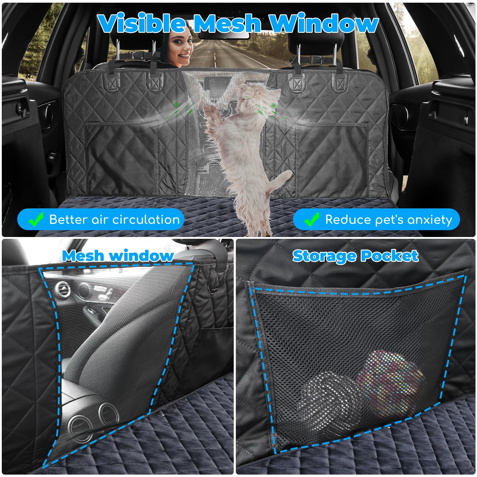 URPOWER back seat extender quick-install design fits sedans and SUVs in minutes.