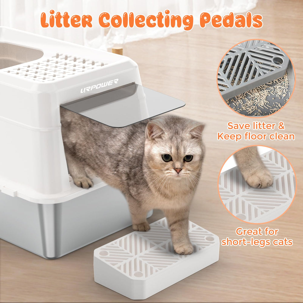 URPOWER dual-entry design featuring top and front access for all cats.